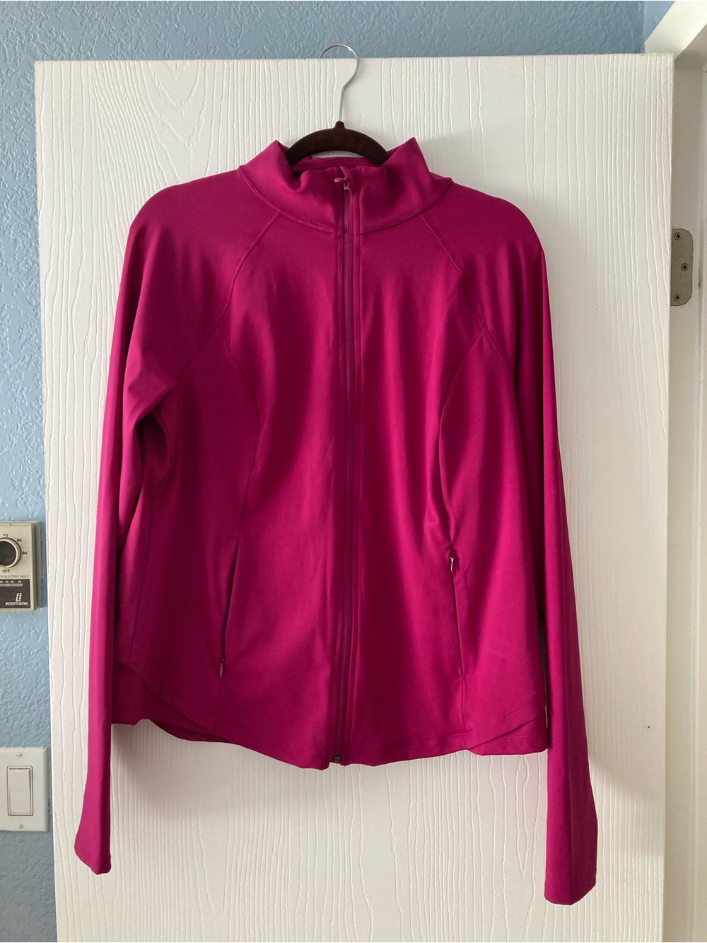 tek gear Women's Bright Fuchsia Full-Zip Utility Jacket